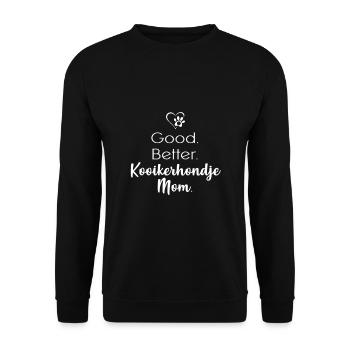 Kooikerhondje - Sweat-shirt Unisexe - noir - Devant - Alina (178cm) & Michal (187cm)