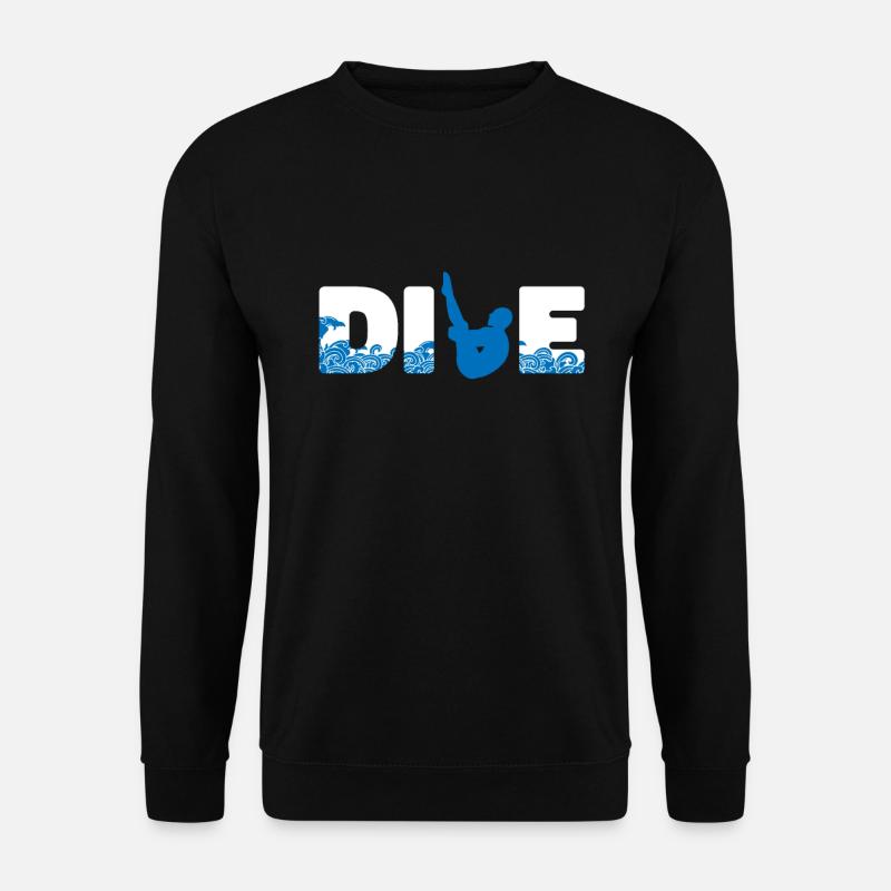 Turmspringen Turmspringer - Unisex Pullover - Schwarz