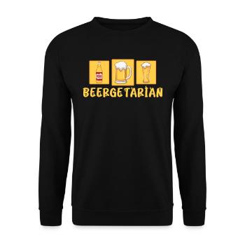 Bière artisanale Bière artisanale drôle - Sweat-shirt Unisexe - noir - Devant - Alina (178cm) & Michal (187cm)