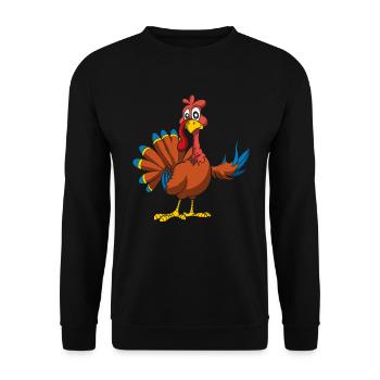 Thanksgiving - Unisex Sweatshirt - black - Front - Alina (178cm) & Michal (187cm)