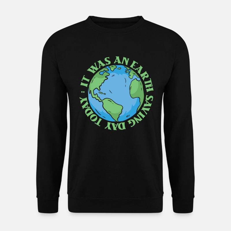 Space Space Earth Astroid Diversion - Unisex Sweatshirt - black