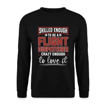 Vol du centre de contrôle des appels d’urgence - Sweat-shirt Unisexe - noir - Devant - Alina (178cm) & Michal (187cm)