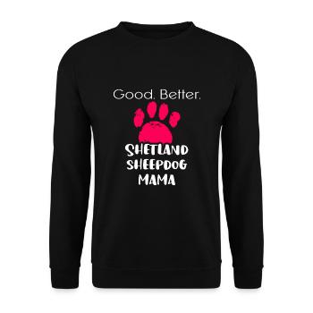 Berger Shetland - Sweat-shirt Unisexe - noir - Devant - Alina (178cm) & Michal (187cm)