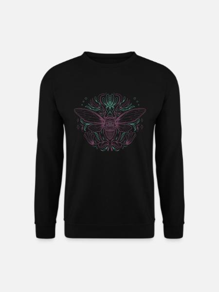 Cicada Cicada Brood Insect - Unisex Sweatshirt - black