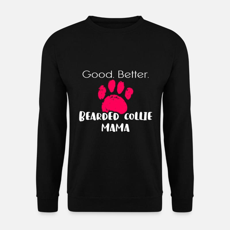 Bearded Collie - Unisex Pullover - Schwarz