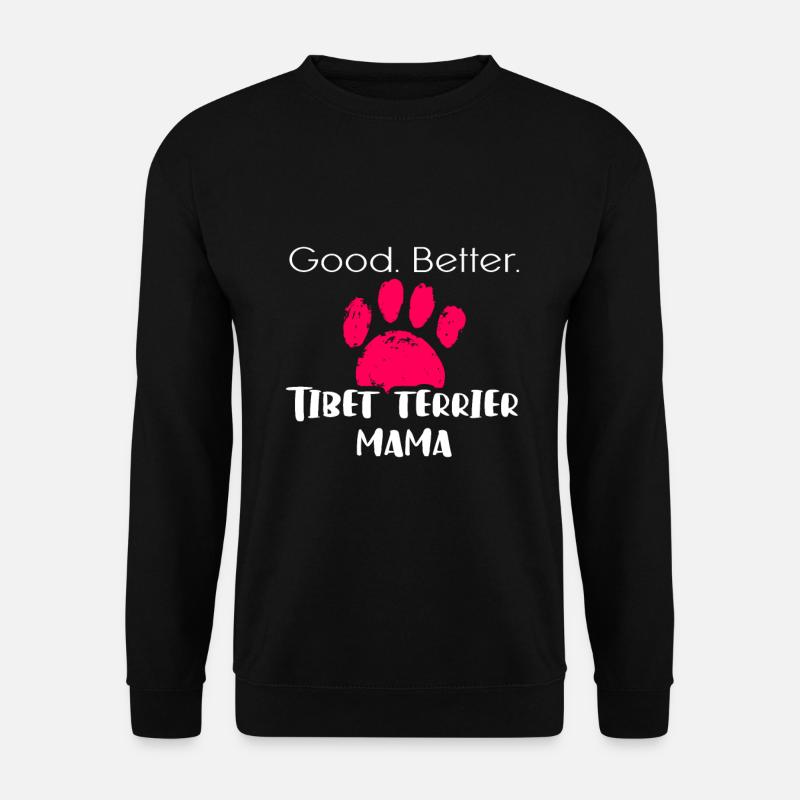 Tibet Terrier - Unisex Pullover - Schwarz