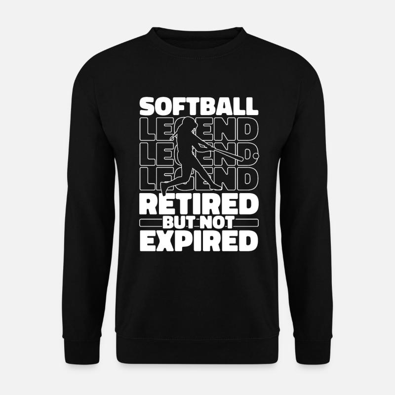 Softball Im Ruhestand - Unisex Pullover - Schwarz
