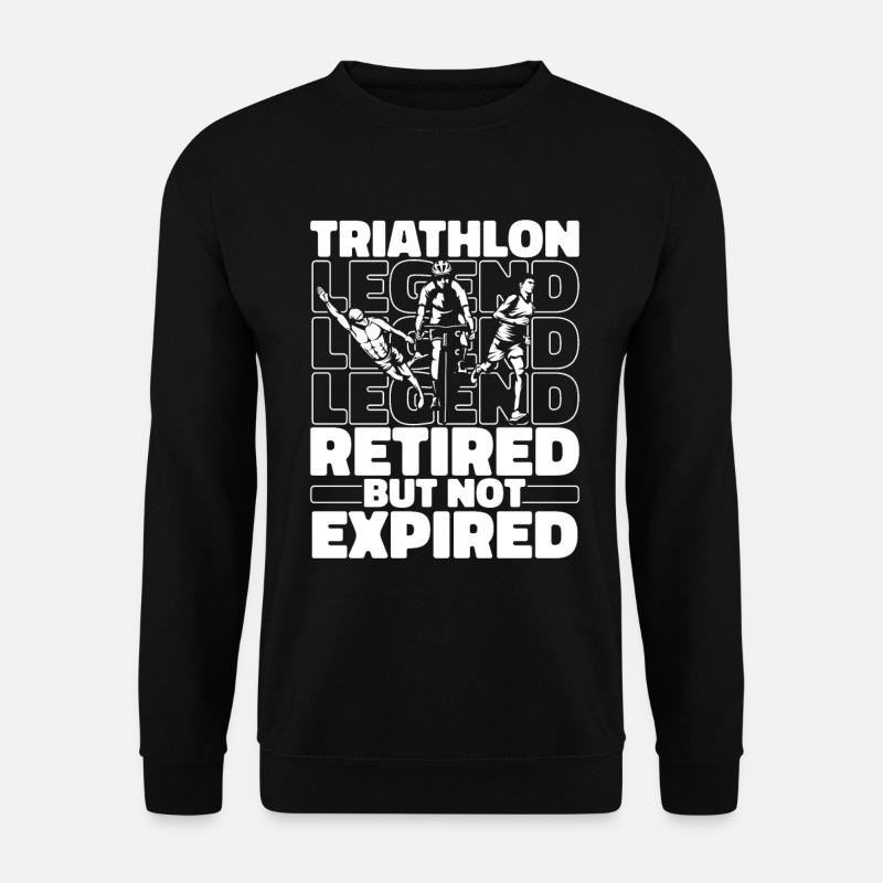 Triathlon Triathlete Retired - Unisex Sweatshirt - black