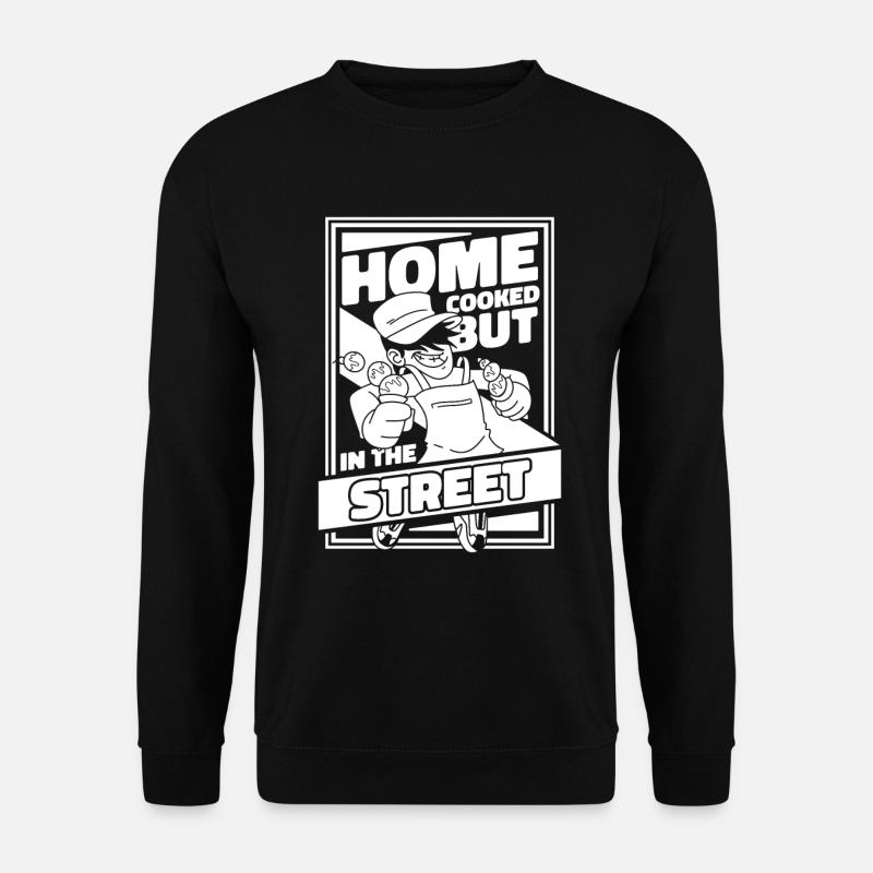 Straßenessen - Unisex Pullover - Schwarz