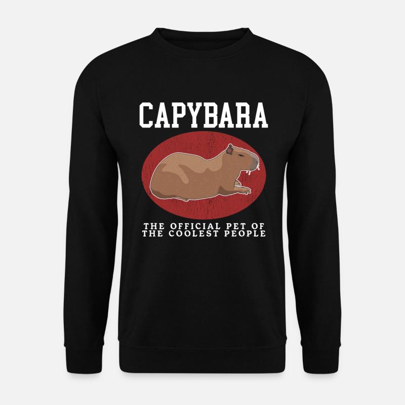 Capybara capybaras Capybaras gift - Unisex Sweatshirt - black