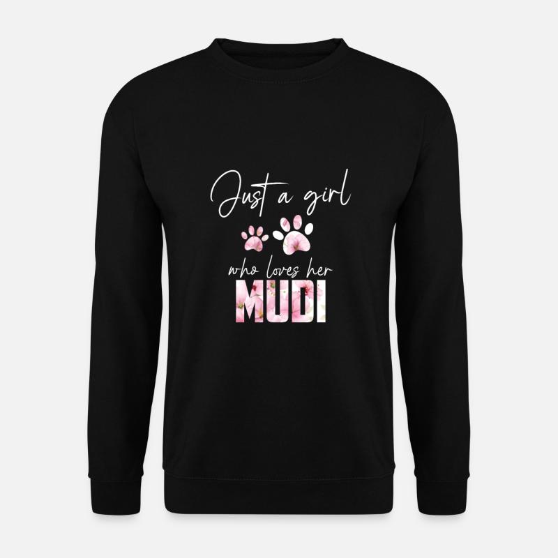 Mudi - Unisex Pullover - Schwarz