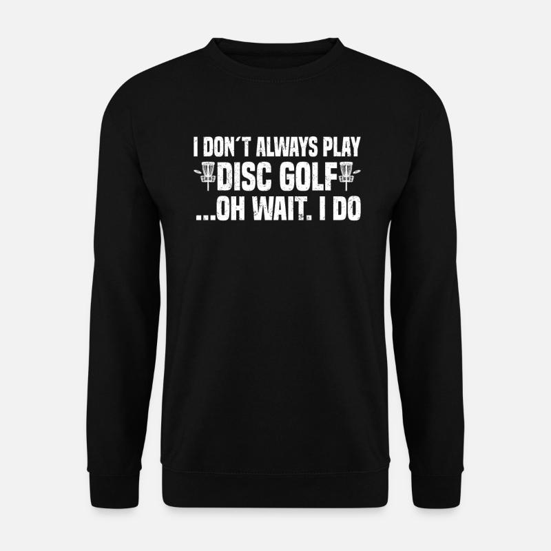 Disc Gold Frisbee - Unisex Pullover - Schwarz