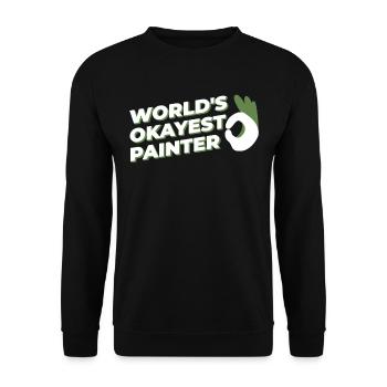 Painting Art Painter Artist Art - Unisex Sweatshirt - black - Front - Alina (178cm) & Michal (187cm)