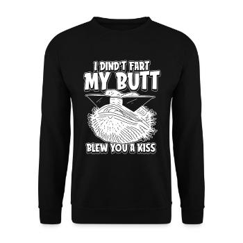 Bartagame Bearded Dragon Humor - Unisex Pullover - Schwarz - Vorne - Alina (178cm) & Michal (187cm)