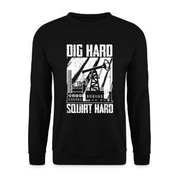Plate-forme pétrolière Lustig - Sweat-shirt Unisexe - noir - Devant - Alina (178cm) & Michal (187cm)