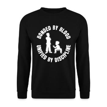 Taekwondo Taekwondo Father - Unisex Sweatshirt - black - Front - Alina (178cm) & Michal (187cm)