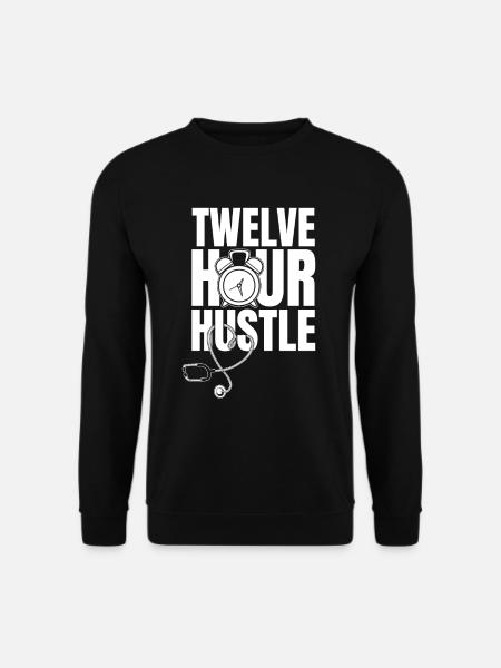 Nurse Stethoscope - Unisex Sweatshirt - black