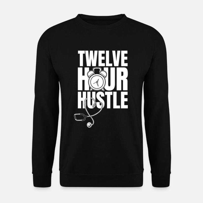 Nurse Stethoscope - Unisex Sweatshirt - black