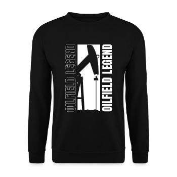 Plate-forme pétrolière du champ pétrolifère Witzig - Sweat-shirt Unisexe - noir - Devant - Alina (178cm) & Michal (187cm)