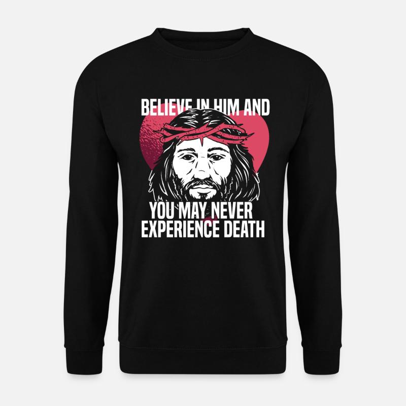 Christ Christianisme Cœur - Sweat-shirt Unisexe - noir