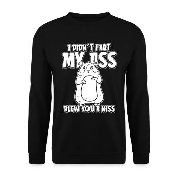 Guinea pig guinea pig funny - Unisex Sweatshirt - black - Front - Alina (178cm) & Michal (187cm)