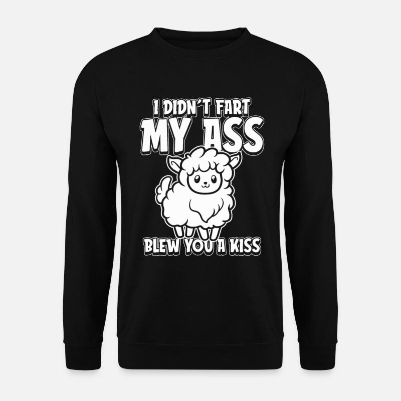 Sheep Funny - Unisex Sweatshirt - black