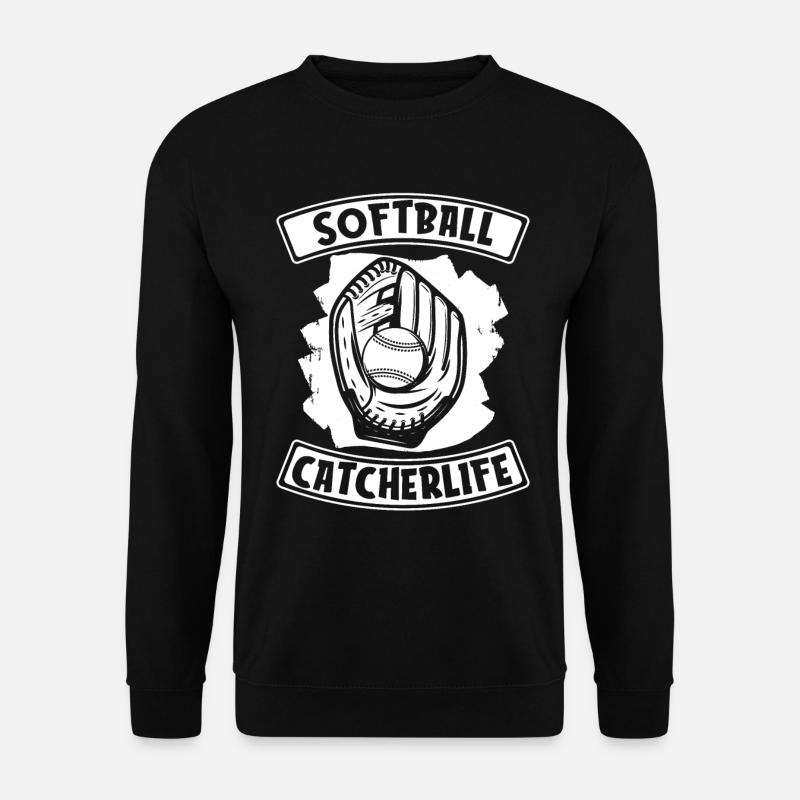 Softball Fänger - Unisex Pullover - Schwarz