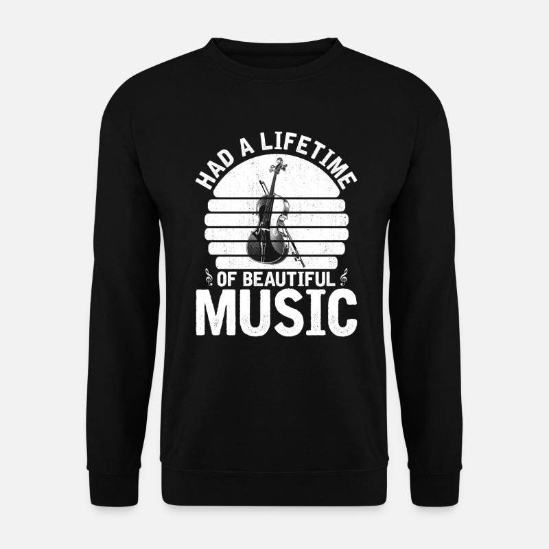 Violine Geige - Unisex Pullover - Schwarz