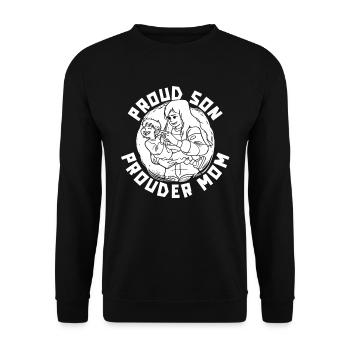 Maman Mère - Sweat-shirt Unisexe - noir - Devant - Alina (178cm) & Michal (187cm)