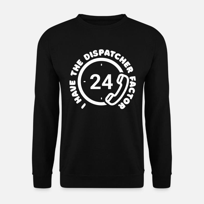 Notruf Leitstelle Einsatzzentrale Lustig - Unisex Pullover - Schwarz