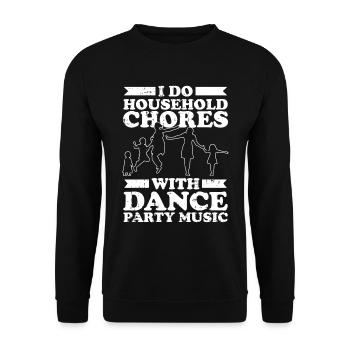 Maman Mère Danseuse Danse Mère - Sweat-shirt Unisexe - noir - Devant - Alina (178cm) & Michal (187cm)