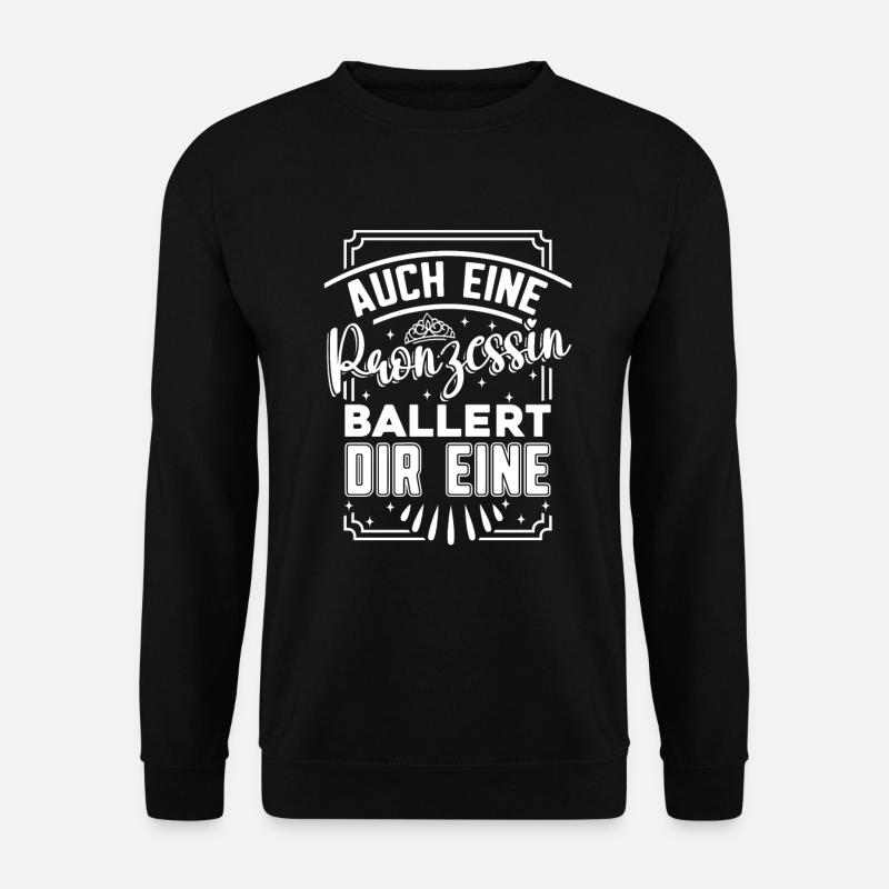 Prinzessin Witzig - Unisex Pullover - Schwarz