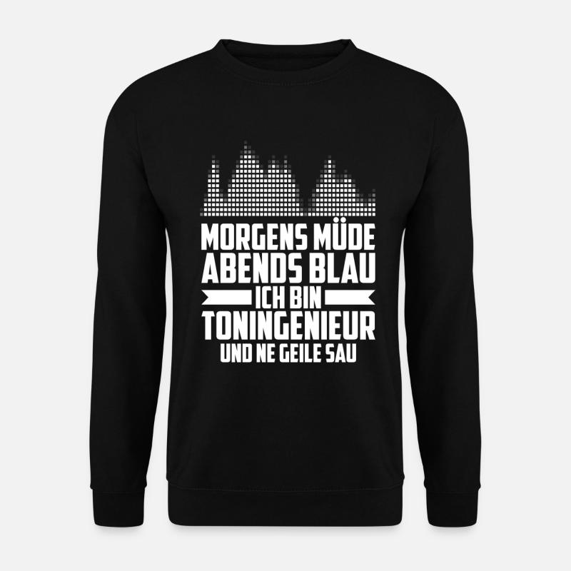 Tontechniker Toningenieur - Unisex Pullover - Schwarz