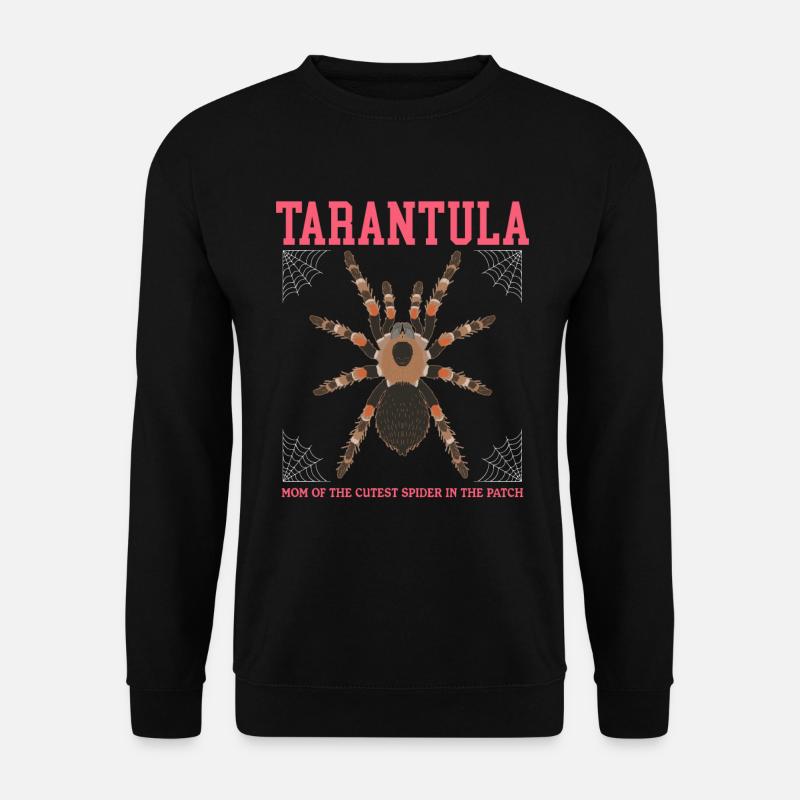 Vogelspinnen Mom Spinne Vogelspinne Geschenk - Unisex Pullover - Schwarz