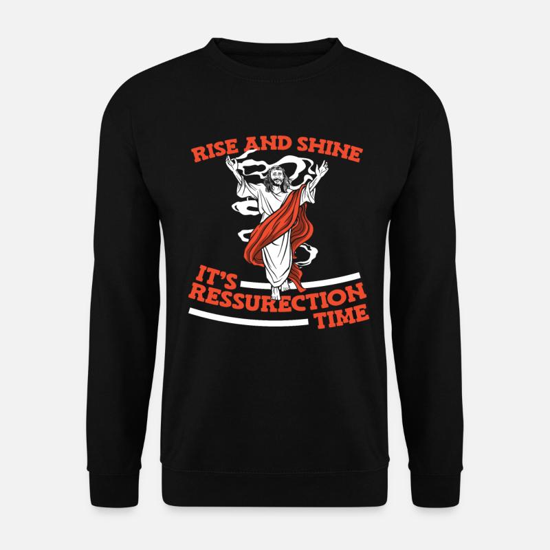 Christ Christentum Auferstehung - Unisex Pullover - Schwarz