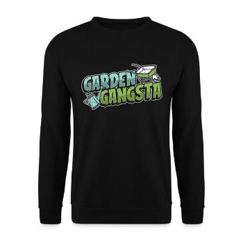 Hobby Gardener Garden - Unisex Sweatshirt - black - Front - Alina (178cm) & Michal (187cm)