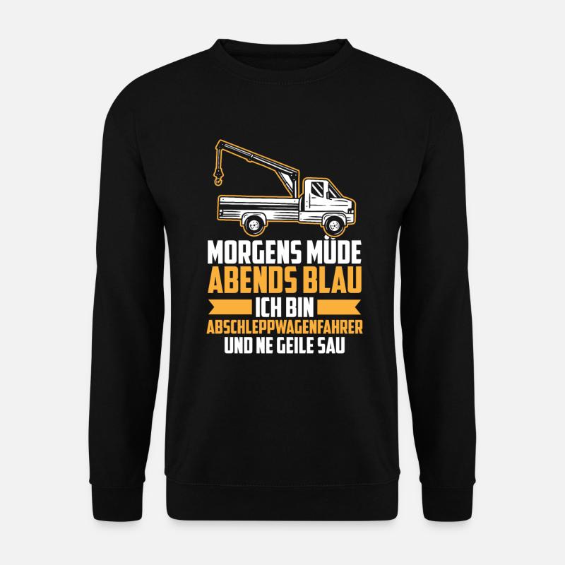 Abschleppdienst Abschlepper - Unisex Pullover - Schwarz