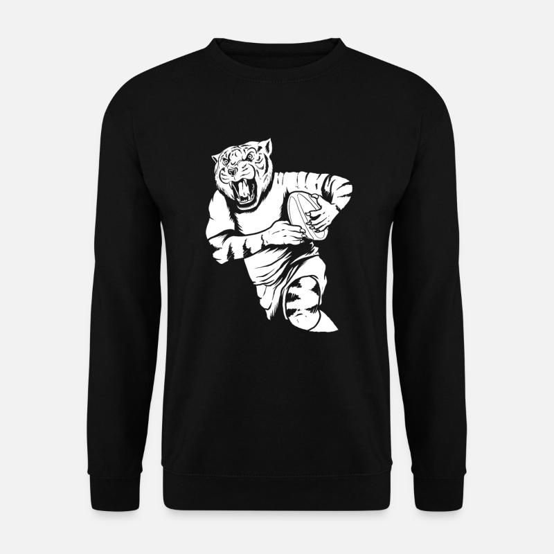 Rugby Tiger - Unisex Sweatshirt - black