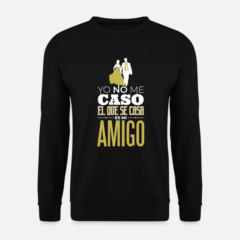 Braut Squat Bräutigam Junggesellenabschied - Unisex Pullover - Schwarz