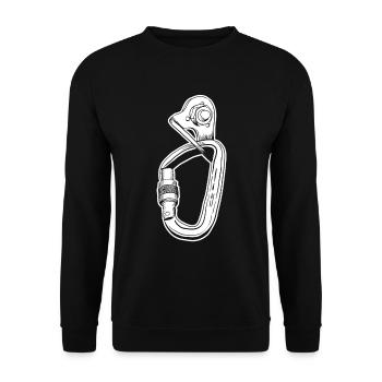 Grimpeurs - Sweat-shirt Unisexe - noir - Devant - Alina (178cm) & Michal (187cm)