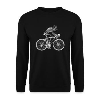 Cyclisme sur route Skeleton - Sweat-shirt Unisexe - noir - Devant - Alina (178cm) & Michal (187cm)