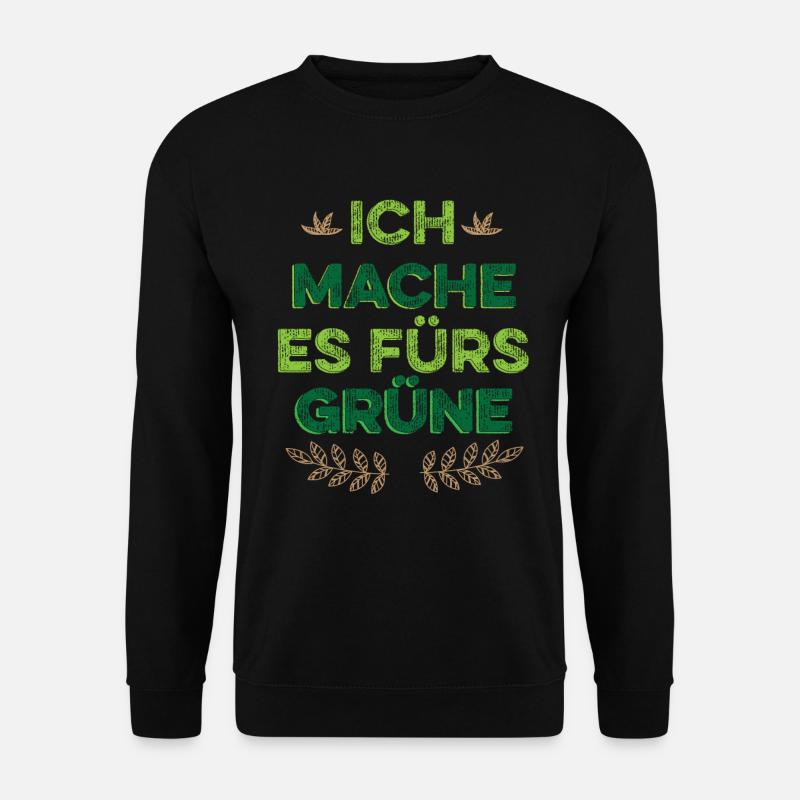 Hobbygärtner Garten Grün - Unisex Pullover - Schwarz