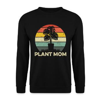 Hobbygärtner Garten Mutter Gärtnerische Mama - Unisex Pullover - Schwarz - Vorne - Alina (178cm) & Michal (187cm)