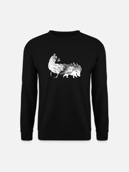 Porcupine Chicken - Unisex Sweatshirt - black