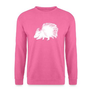 Porc-épic - Sweat-shirt Unisexe - rose - Devant