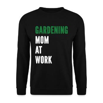 Hobbygärtner Garten Mutter Gärtnerische Mama - Unisex Pullover - Schwarz - Vorne - Alina (178cm) & Michal (187cm)
