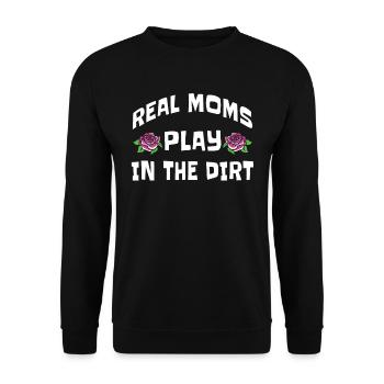 Hobbygärtner Garten Mutter Gärtnerische Mama - Unisex Pullover - Schwarz - Vorne - Alina (178cm) & Michal (187cm)