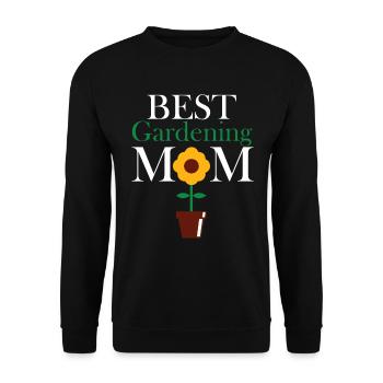Hobbygärtner Garten Mutter Gärtnerische Mama - Unisex Pullover - Schwarz - Vorne - Alina (178cm) & Michal (187cm)