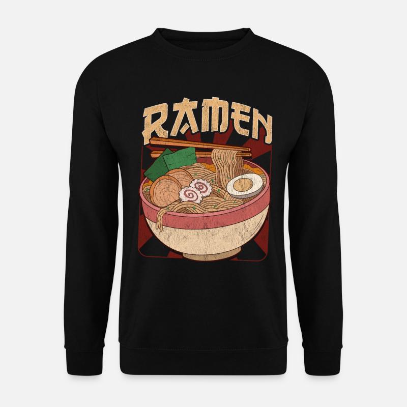 Ein japanischer Ramen - Unisex Pullover - Schwarz