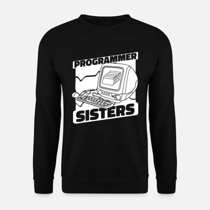 Developer Coder Programmer Computer - Unisex Sweatshirt - black